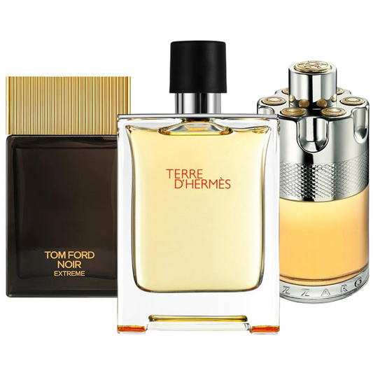 Set di 3 profumi: Terre de’Herme, Azzaro Wanted,yTom Ford Noir Extreme 100ml